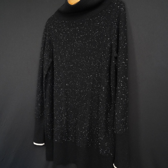 Rag & Bone 100% Cashmere Black Speckled Sweater, Medium, Beautiful Condition - Picture 10 of 16